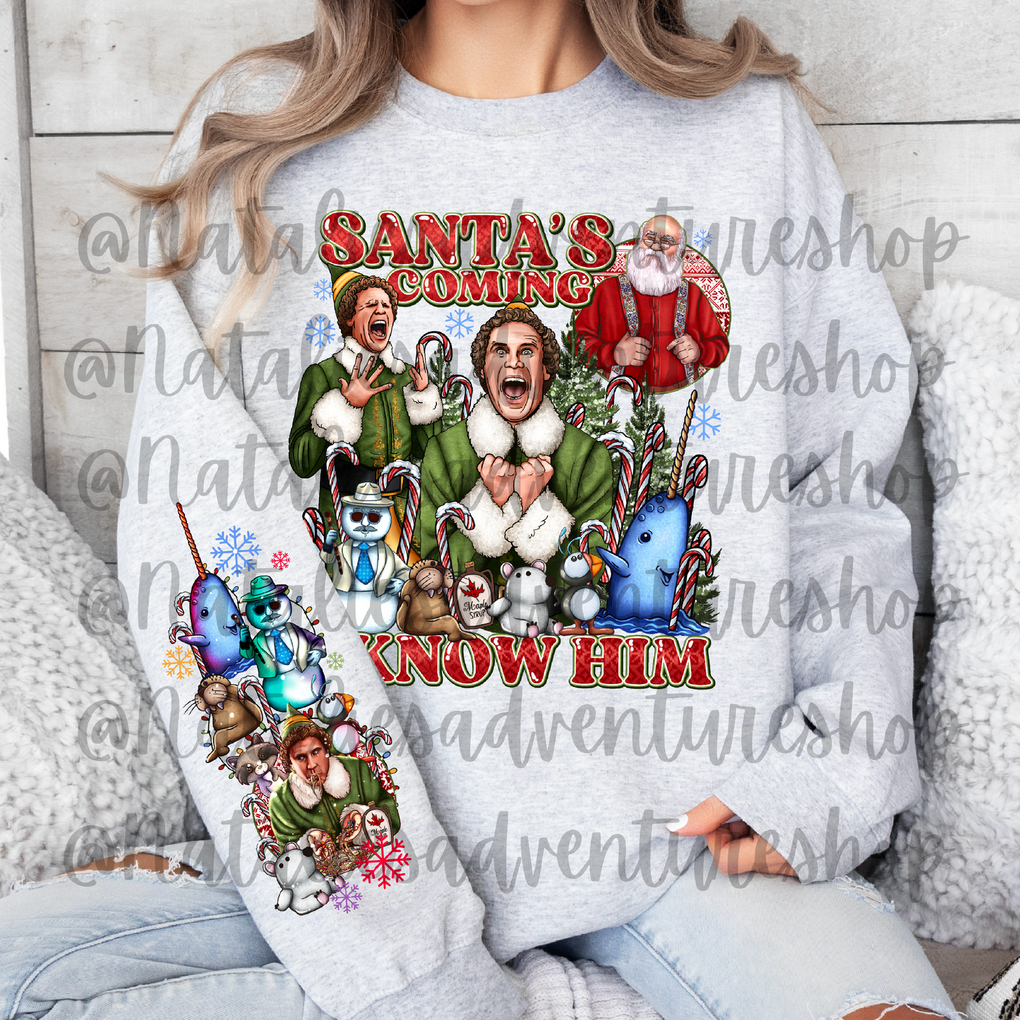 *Pre-Order* Santa I know Him! Crewneck