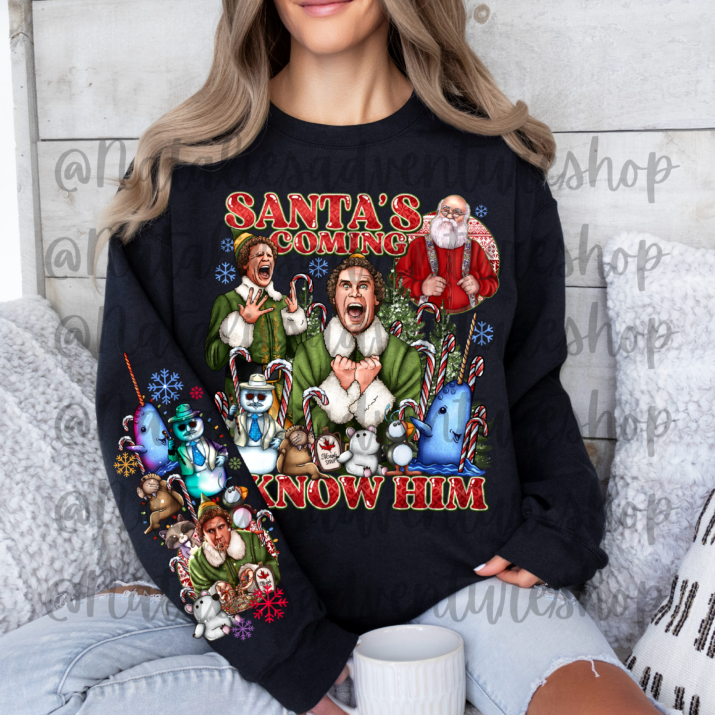 *Pre-Order* Santa I know Him! Crewneck