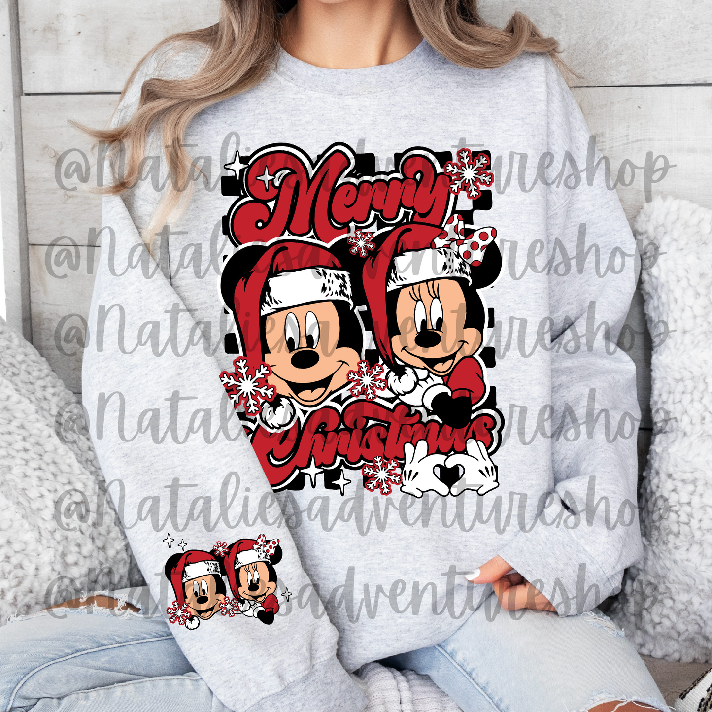 *Pre-Order* Merry X-Mas Mouse Crewneck