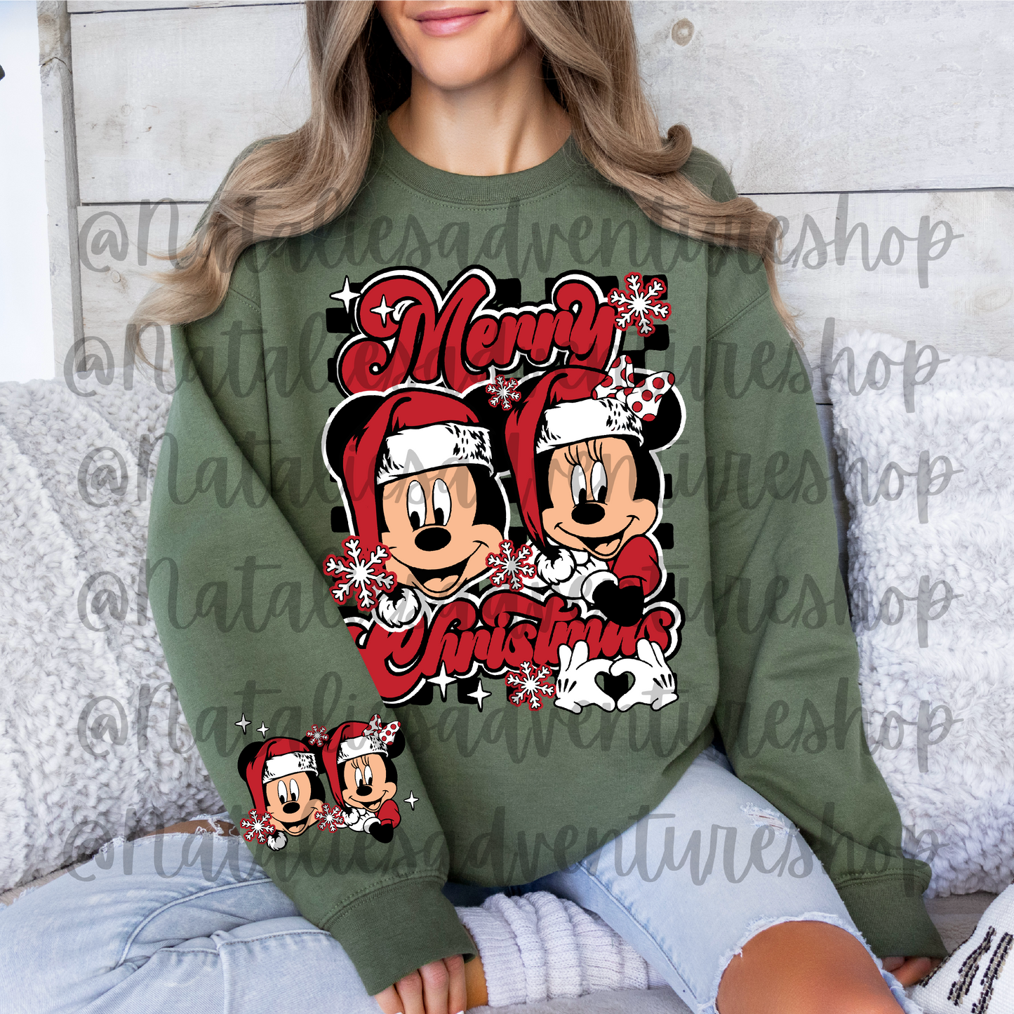 *Pre-Order* Merry X-Mas Mouse Crewneck