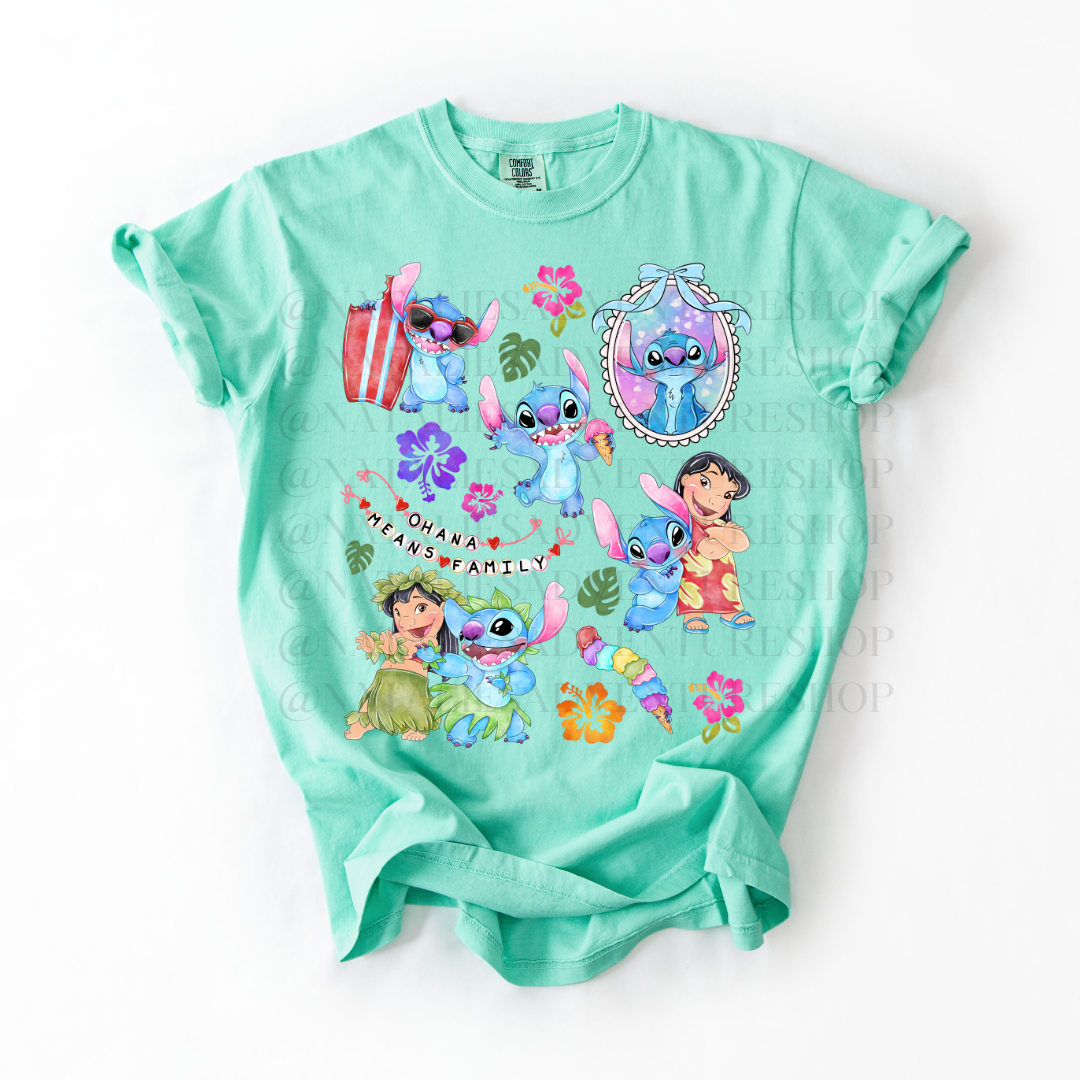 *Pre-Order* Ohana Means Fam T-Shirt (Comfort Colors)