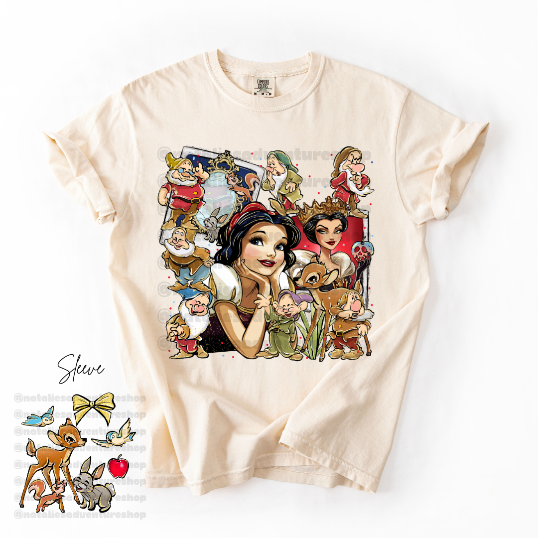 *Pre-Order* Snow Princess Cartoon T-Shirt (Comfort Colors)