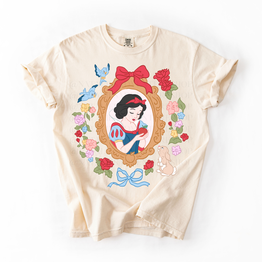 *Pre-Order* Snow Portrait Princess T-Shirt (Comfort Colors)