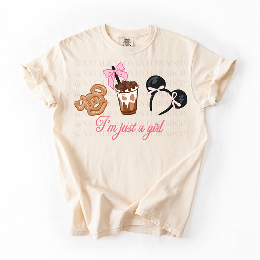 *Pre-Order* Just a Girl T-Shirt (Comfort Colors)