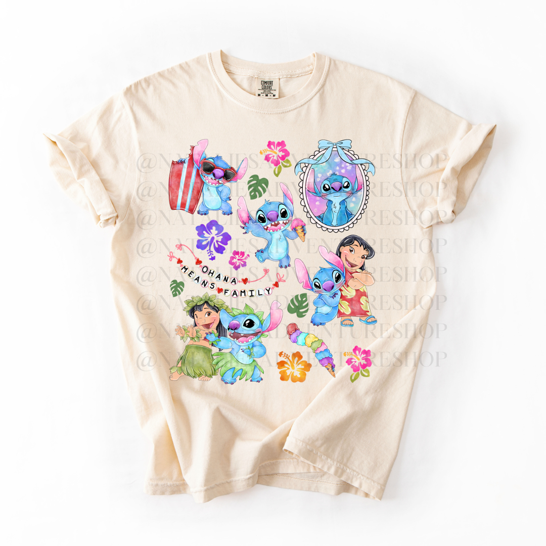*Pre-Order* Ohana Means Fam T-Shirt (Comfort Colors)