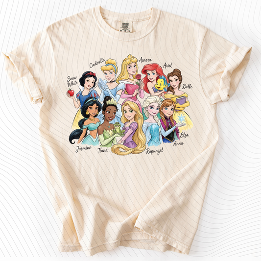 *Pre-Order* Princesses T-Shirt(Comfort Colors)