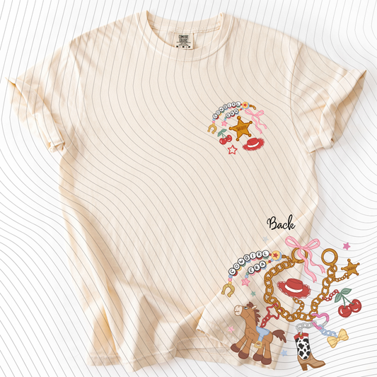 *Pre-Order* Cowgirl Charm Front Back T-Shirt(Comfort Colors)