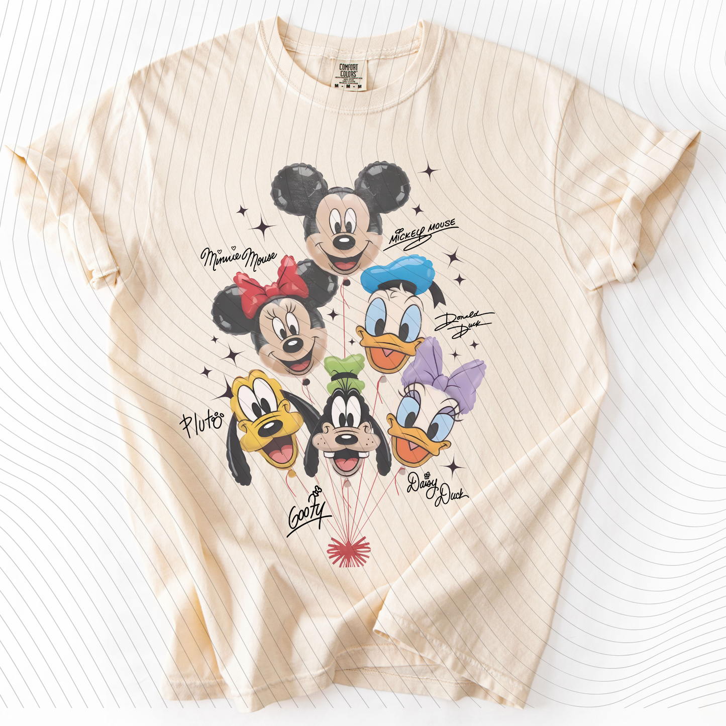 *Pre-Order* Mouse and Friends Balloons T-Shirt(Comfort Colors)
