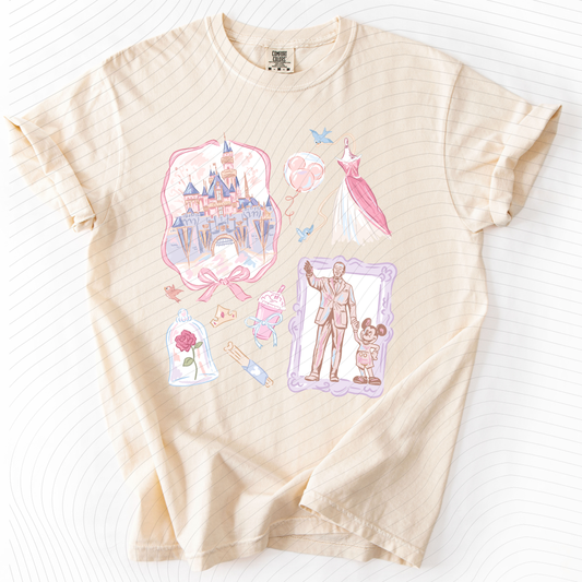*Pre-Order* Spring Magic Castle T-Shirt (Comfort Colors)