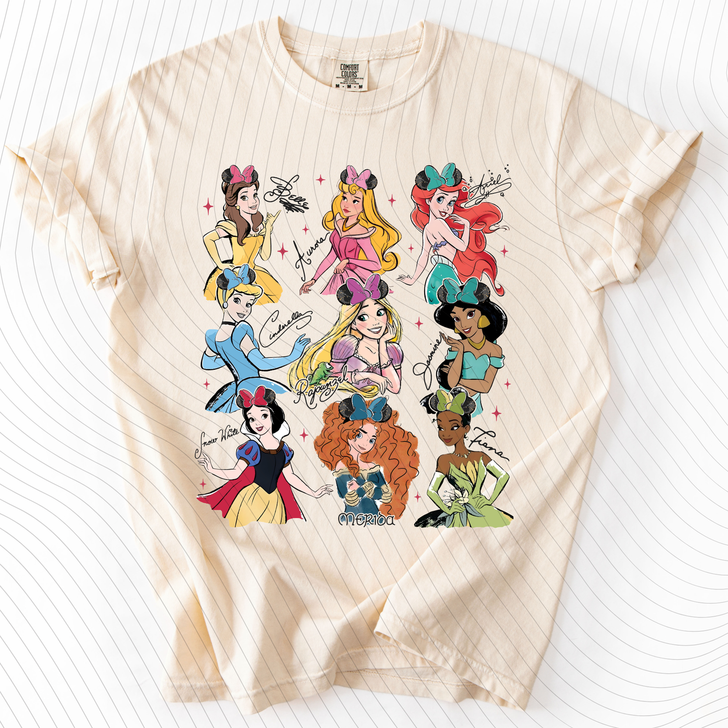 *Pre-Order* Princesses T-Shirt(Comfort Colors)