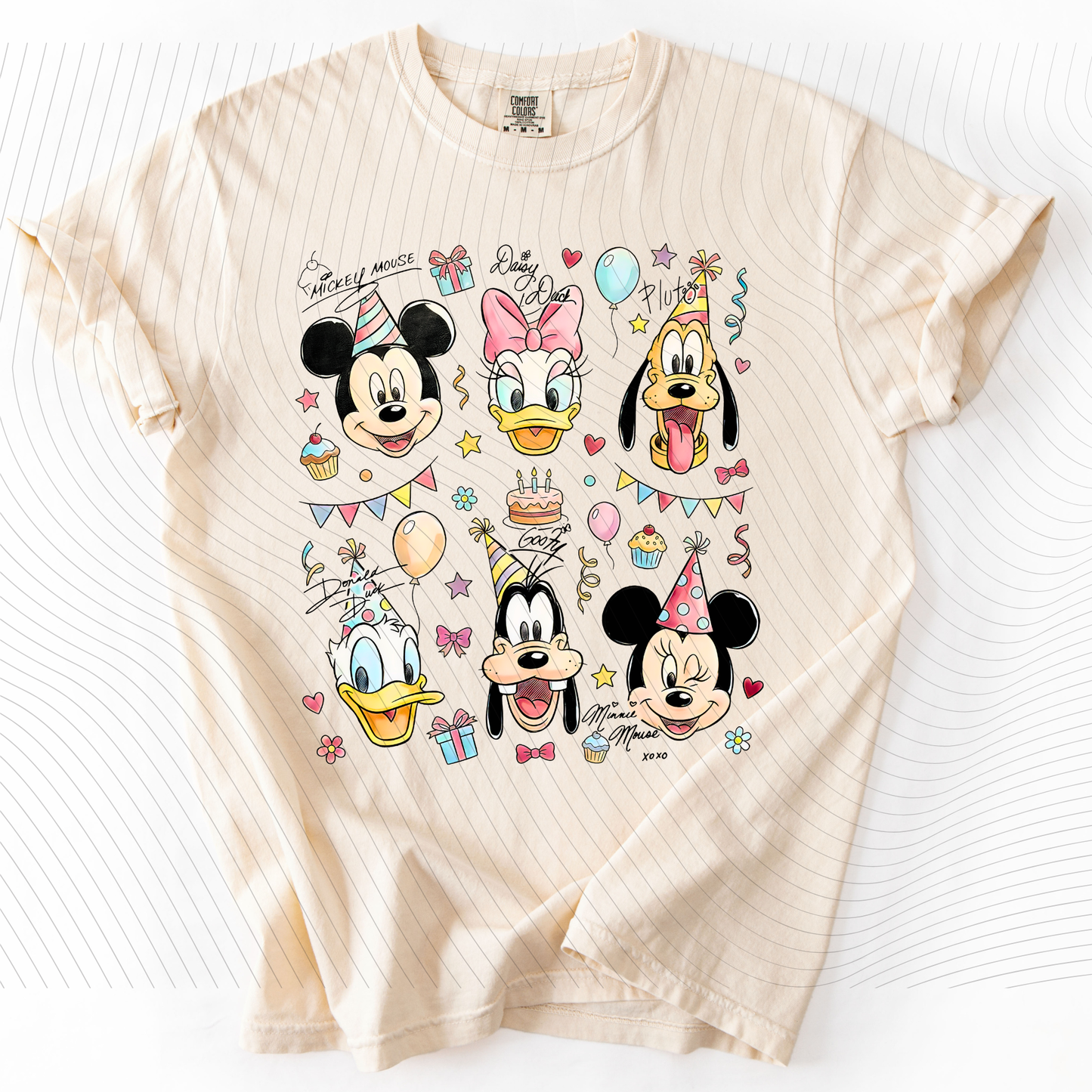 *Pre-Order* Mouse and Friends Birthday T-Shirt(Comfort Colors)