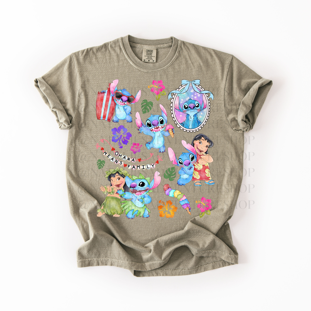 *Pre-Order* Ohana Means Fam T-Shirt (Comfort Colors)