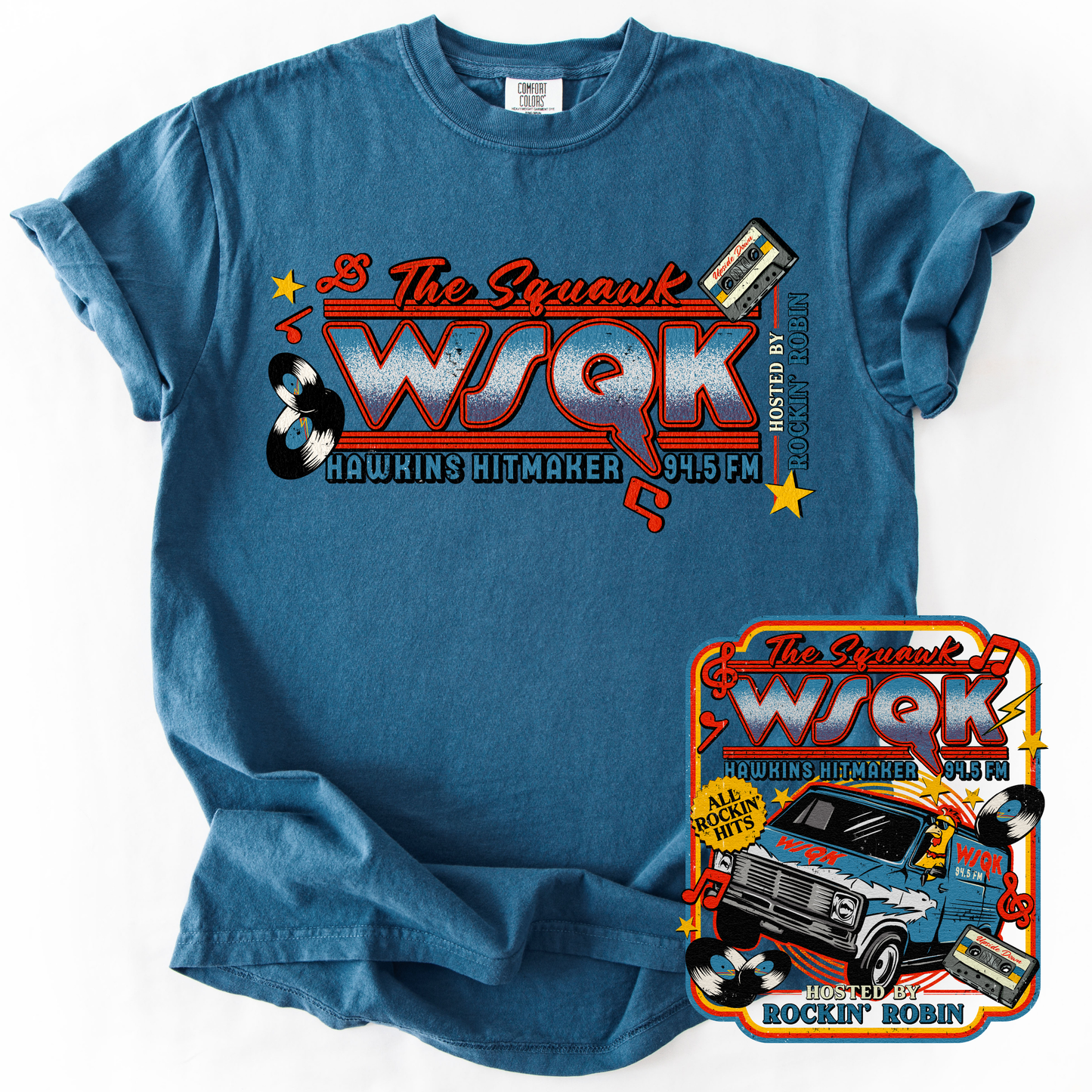 *Pre-Order* SQUAWK Front Back Version T-Shirt(Comfort Colors)