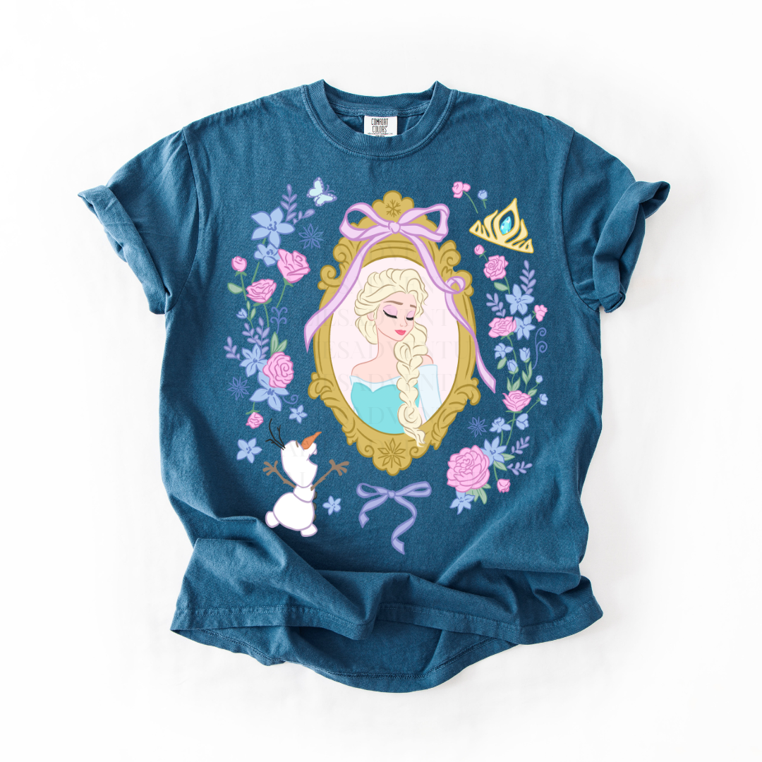 *Pre-Order* Frozen Princess Frame T-Shirt (Comfort Colors)