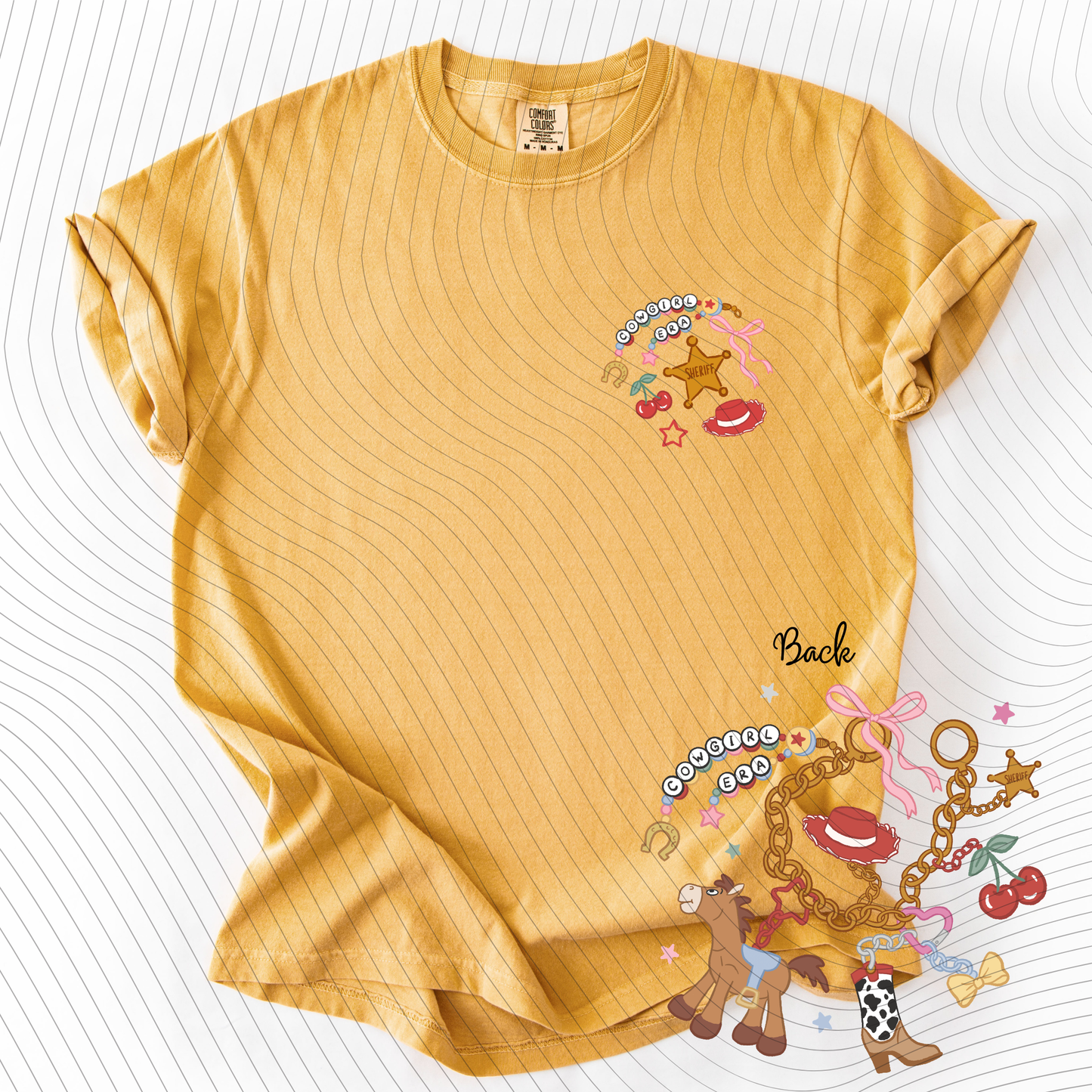 *Pre-Order* Cowgirl Charm Front Back T-Shirt(Comfort Colors)