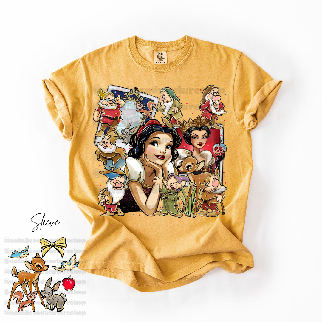 *Pre-Order* Snow Princess Cartoon T-Shirt (Comfort Colors)