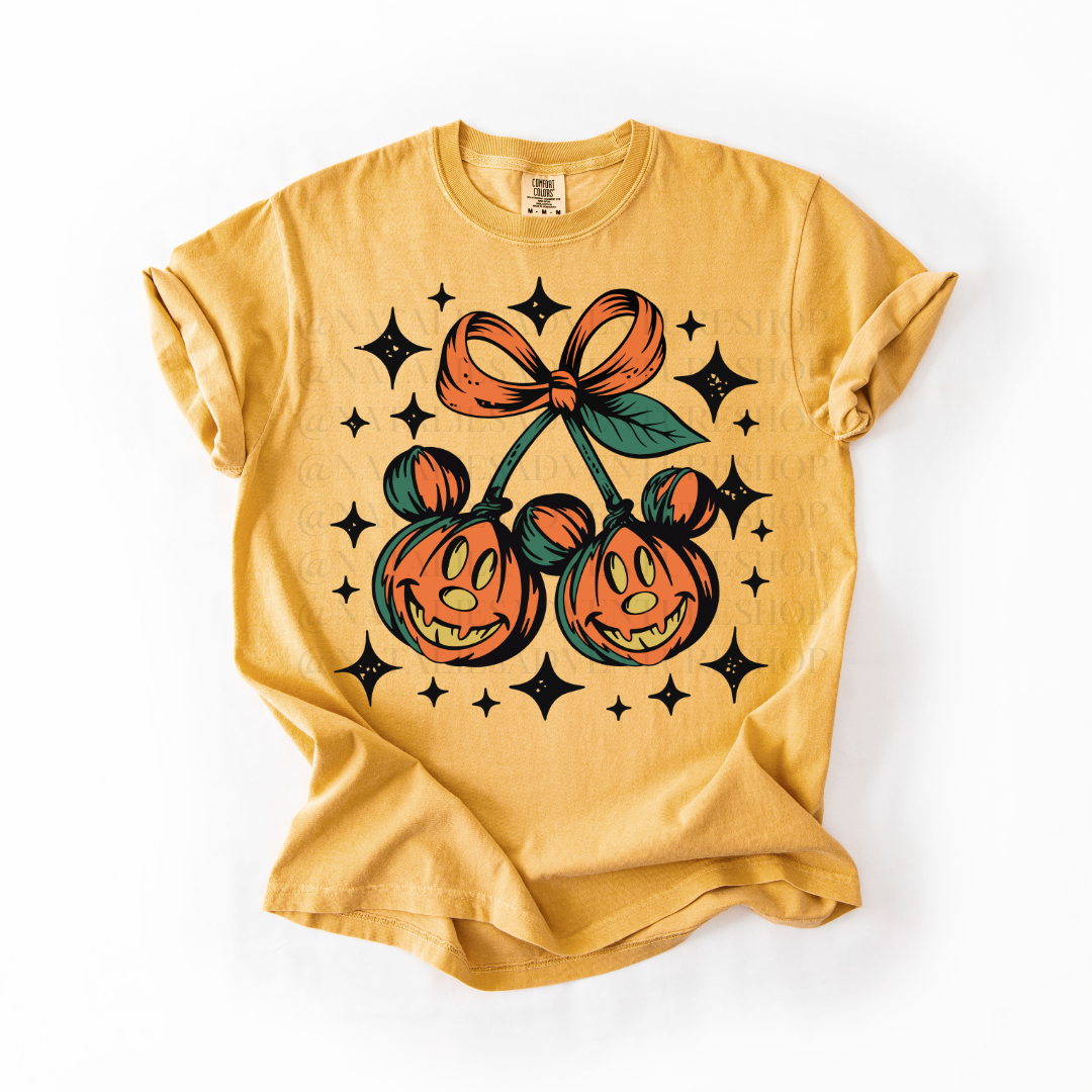 *Pre-Order* Pumpkin Cherries T-Shirt (Comfort Colors)