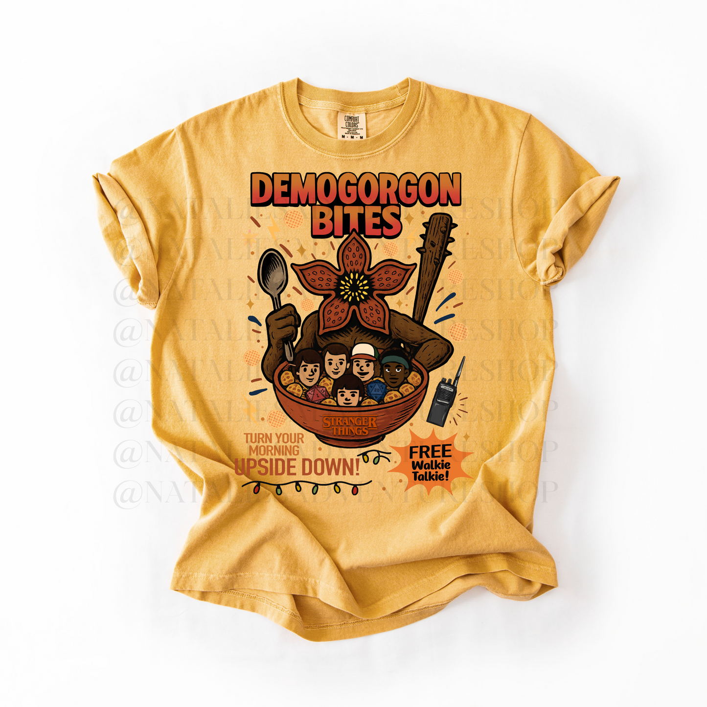 *Pre-Order* Demogorg Bites Cereal T-Shirt (Comfort Colors)
