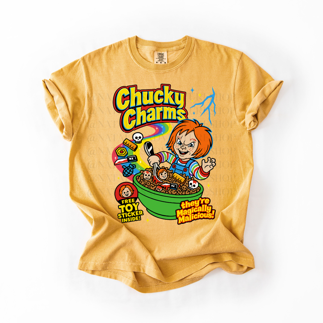 *Pre-Order* Chucky Charms Cereal T-Shirt (Comfort Colors)
