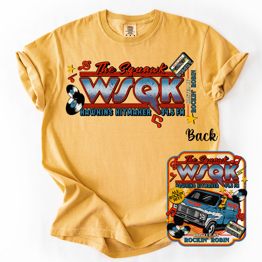 *Pre-Order* SQUAWK Front Back Version T-Shirt(Comfort Colors)