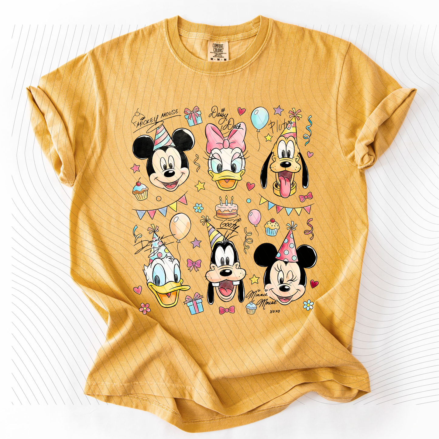 *Pre-Order* Mouse and Friends Birthday T-Shirt(Comfort Colors)