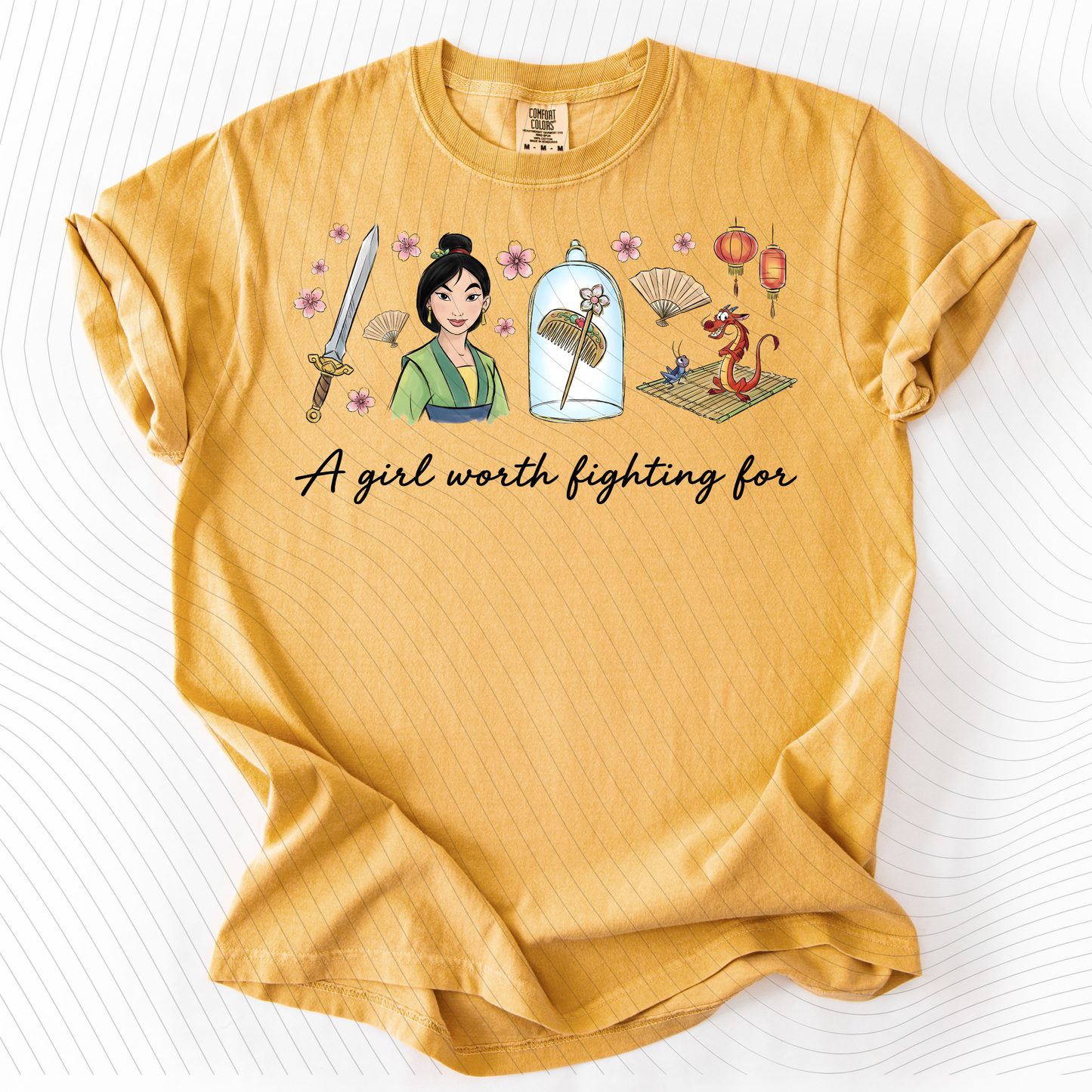 *Pre-Order* Girl worth fighting for T-Shirt(Comfort Colors)