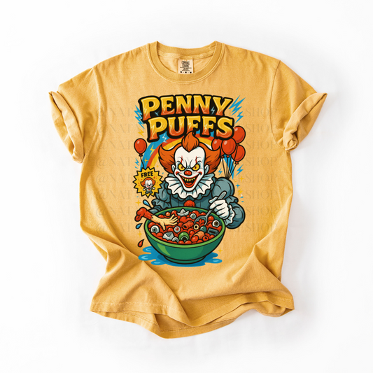 *Pre-Order* Penny Puffs Horror Cereal T-Shirt (Comfort Colors)