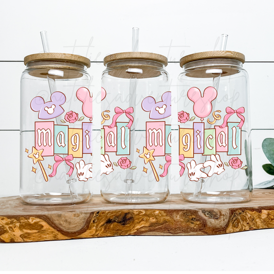 *Pre-Order* Magical Pastel 16oz Glass Can