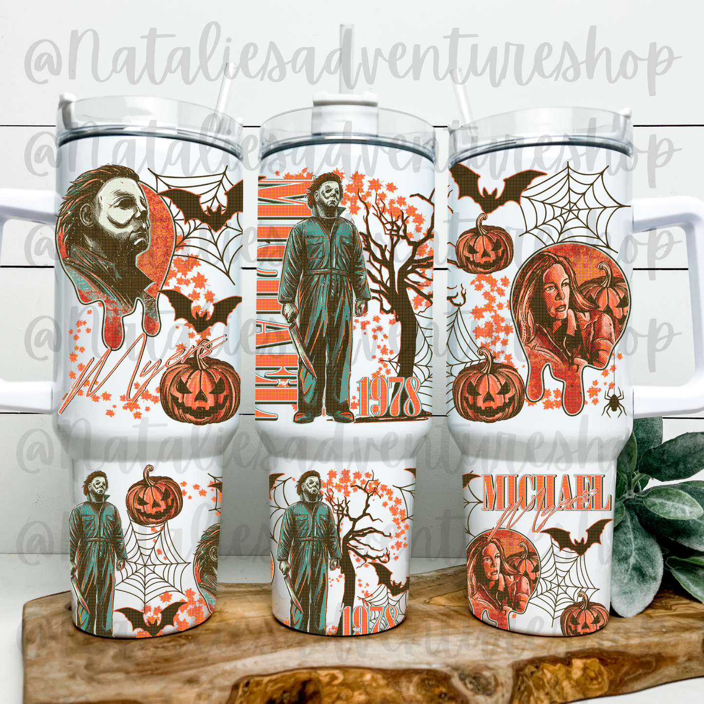 *Pre-Order* Retro Michael Horror 40oz Quencher