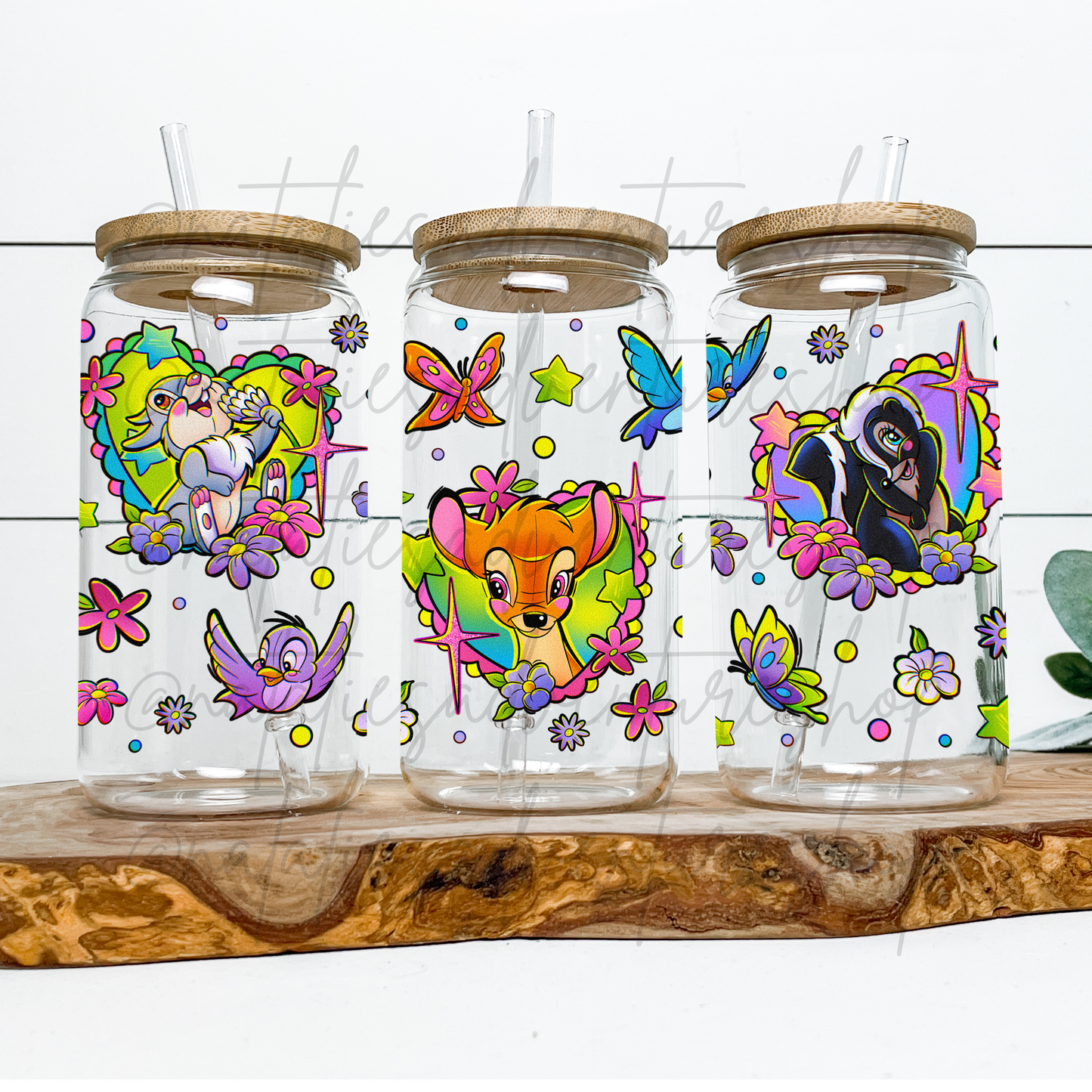 *Pre-Order* Spring Bambi 16oz Glass Can