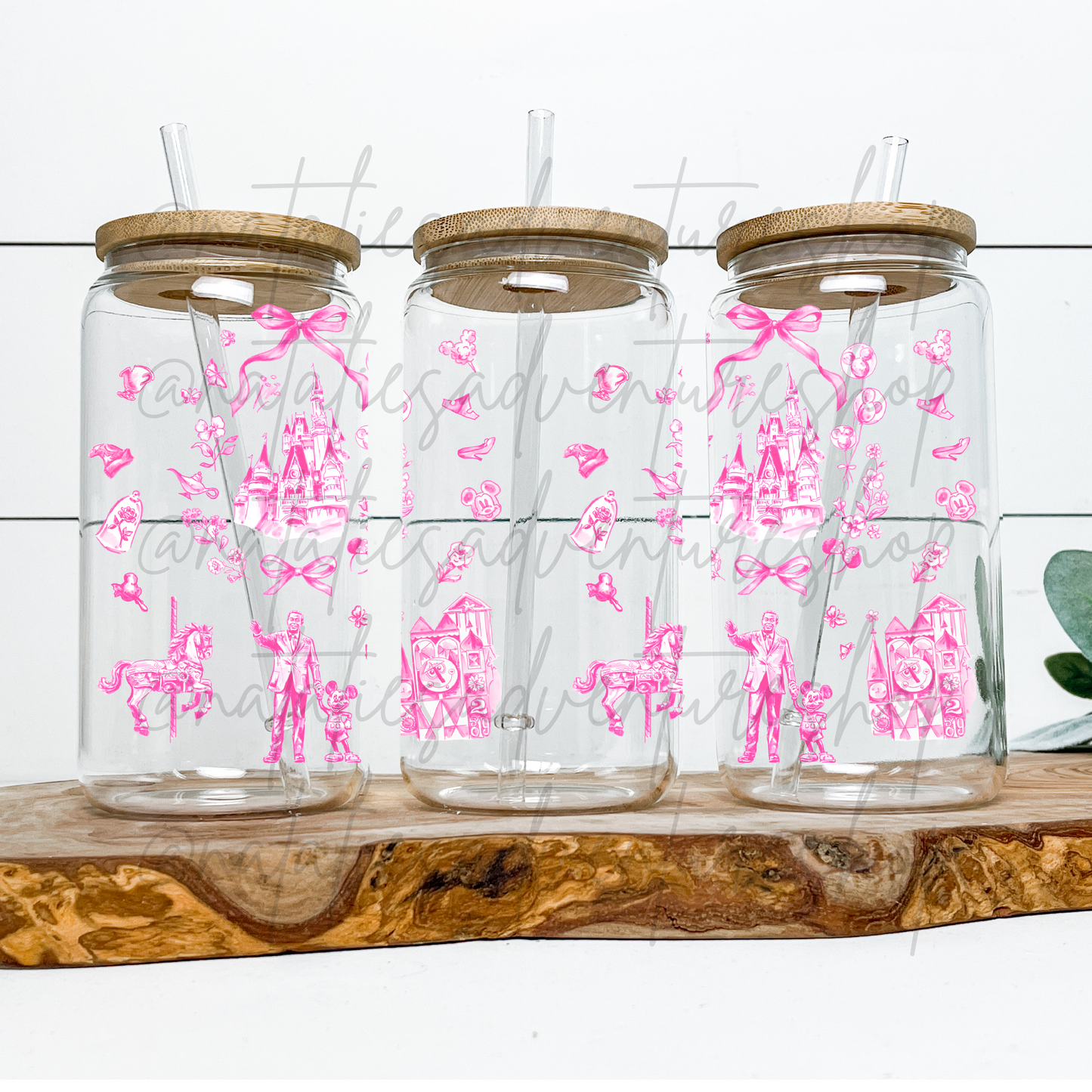 *Pre-Order* Pink Park 16oz Glass Can