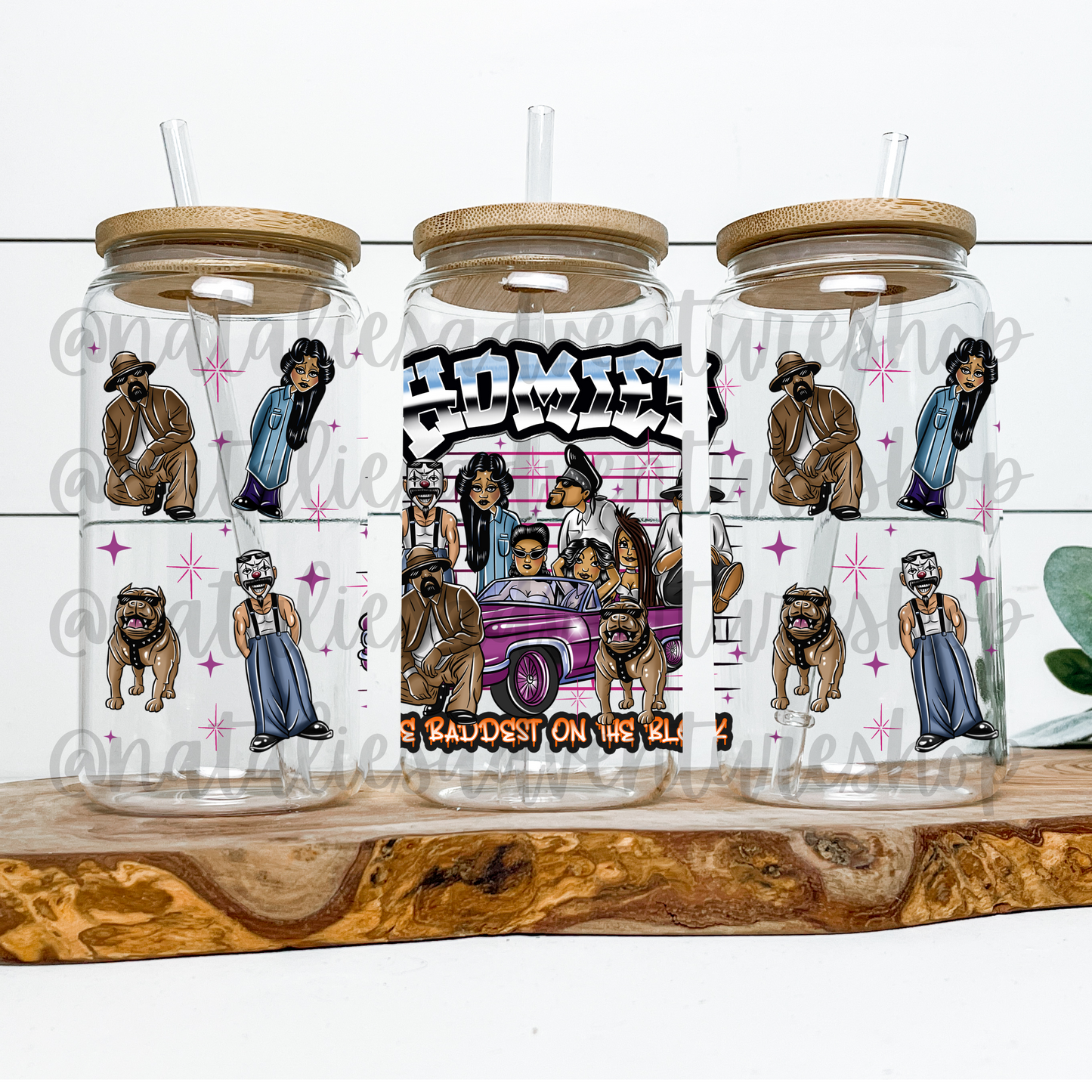 *Pre-Order* Homies 16oz Glass Can