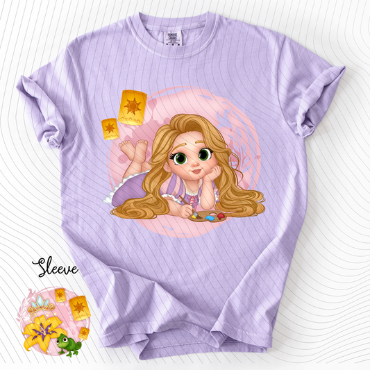 *Pre-Order* Baby Punzie Princess T-Shirt (Comfort Colors)