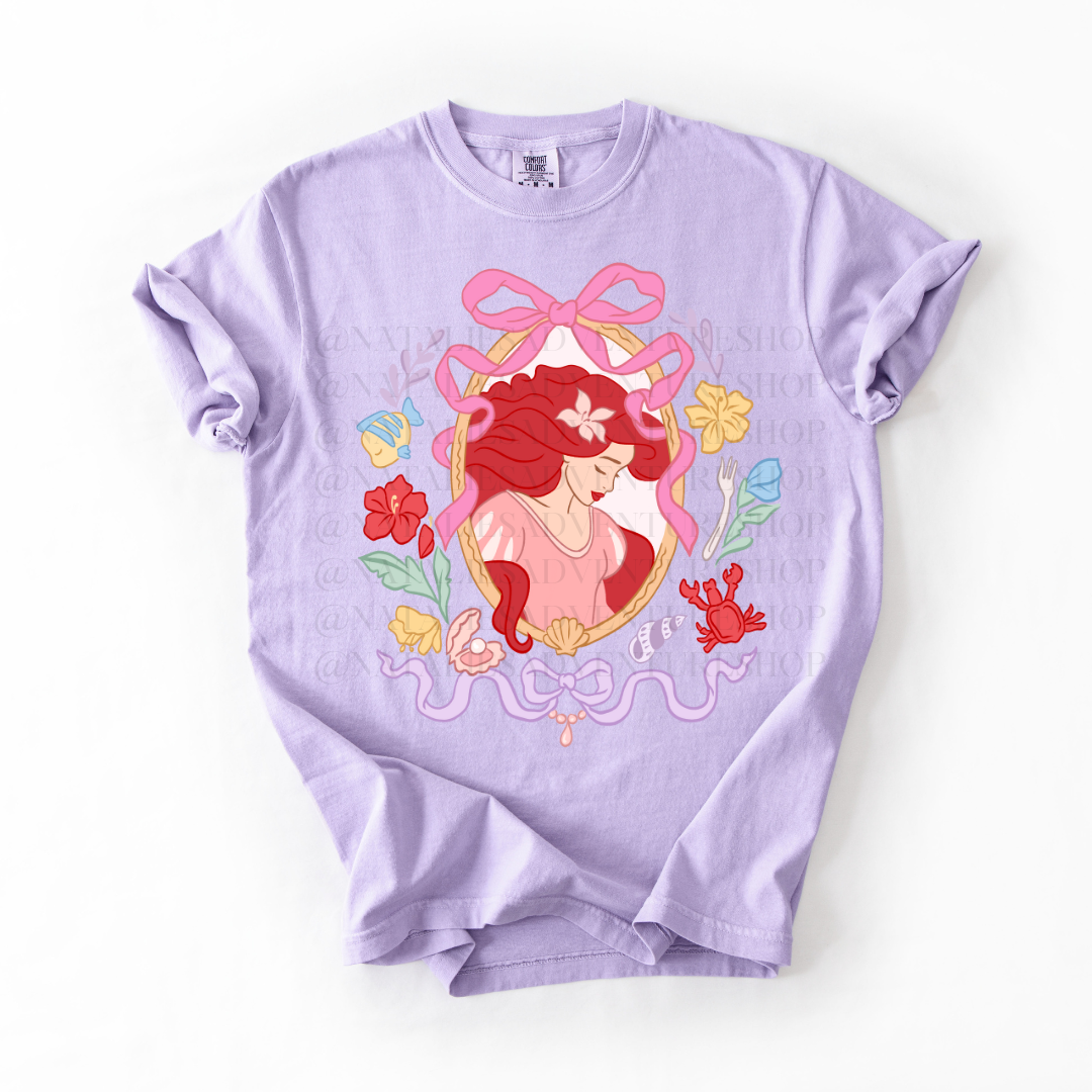 *Pre-Order* Mermaid Portrait Princess T-Shirt (Comfort Colors)