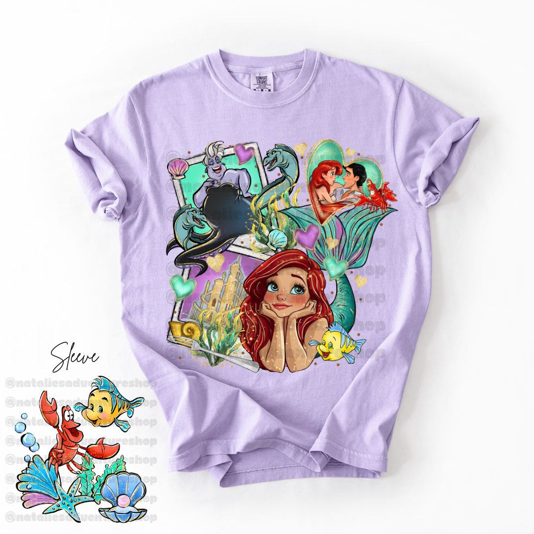 *Pre-Order* Mermaid Cartoon T-Shirt (Comfort Colors)
