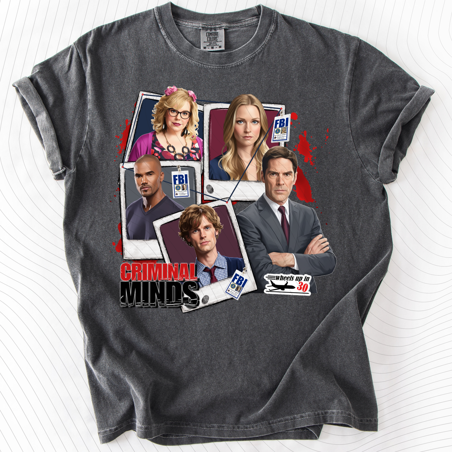 *Pre-Order* Crim. Minds Polaroid T-Shirt (Comfort Colors)