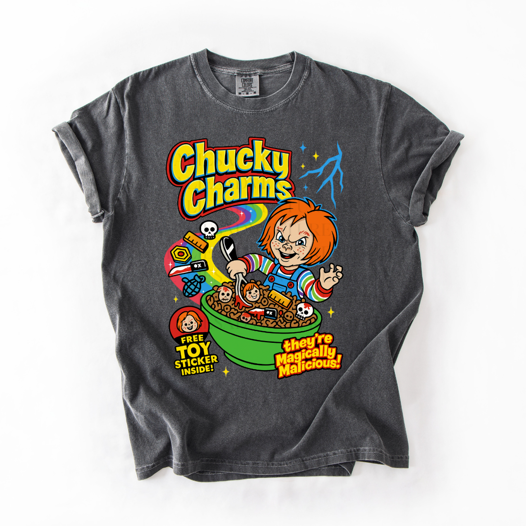 *Pre-Order* Chucky Charms Cereal T-Shirt (Comfort Colors)