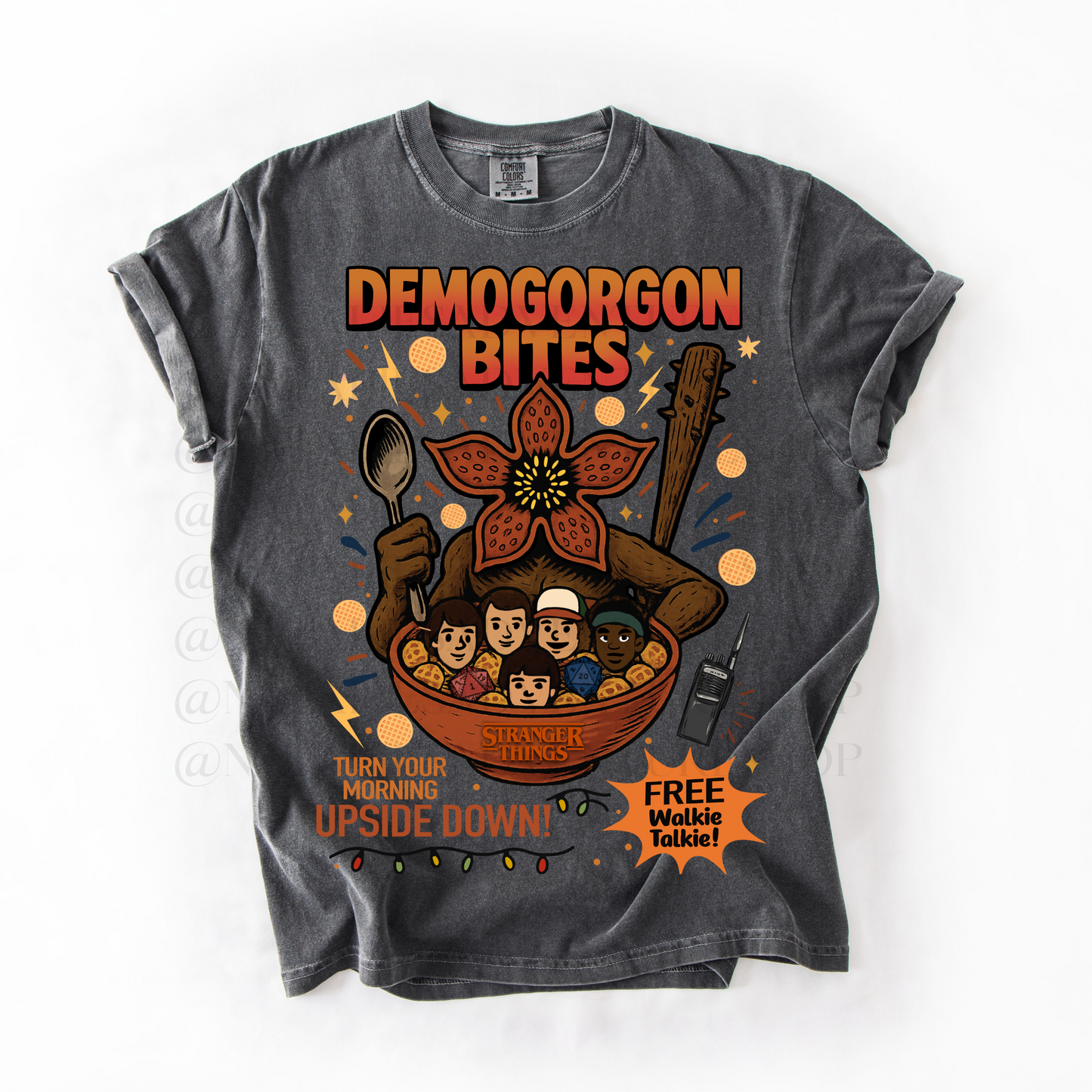 *Pre-Order* Demogorg Bites Cereal T-Shirt (Comfort Colors)