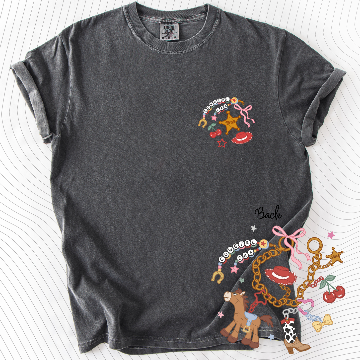 *Pre-Order* Cowgirl Charm Front Back T-Shirt(Comfort Colors)