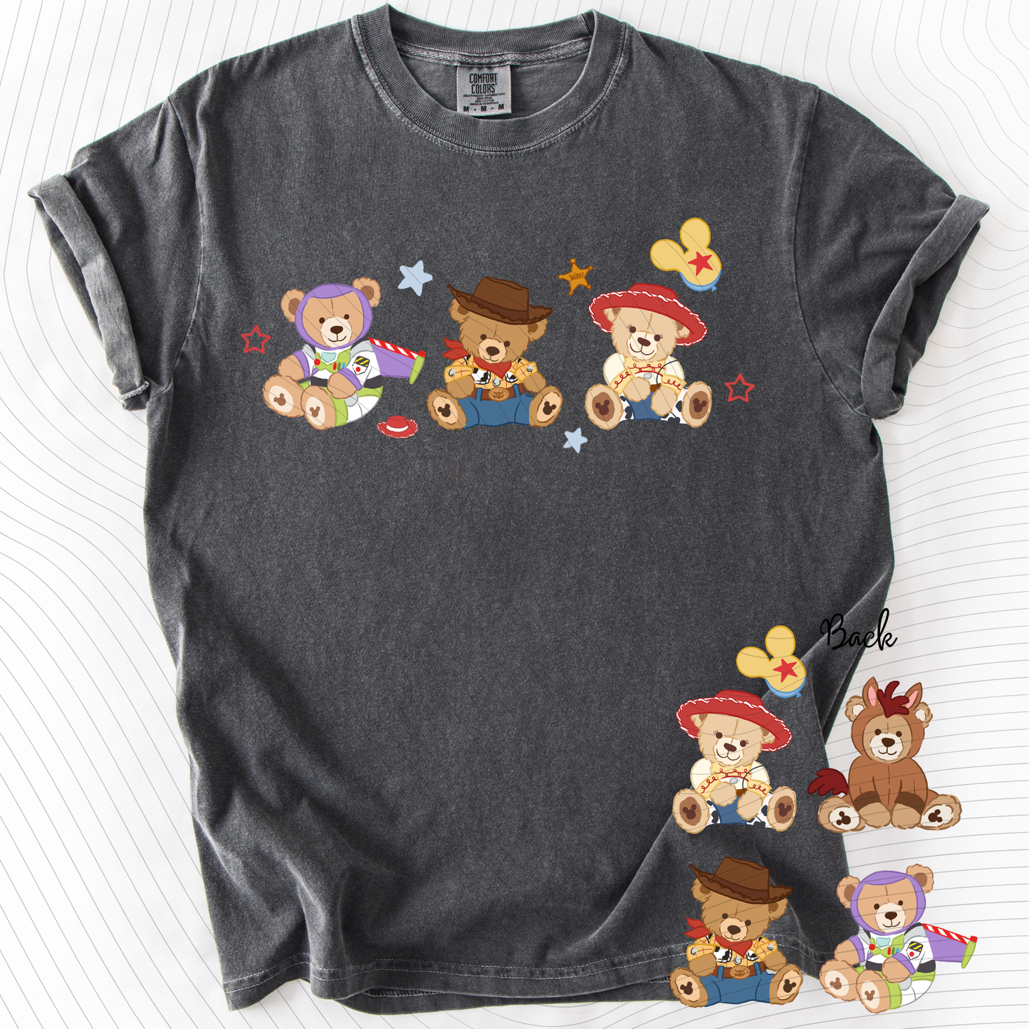 *Pre-Order* Toy Bears Front Back T-Shirt(Comfort Colors)