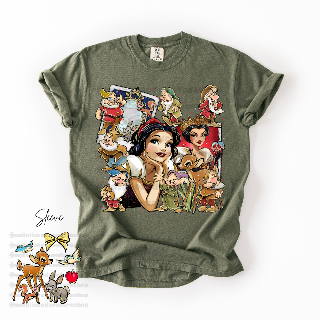 *Pre-Order* Snow Princess Cartoon T-Shirt (Comfort Colors)