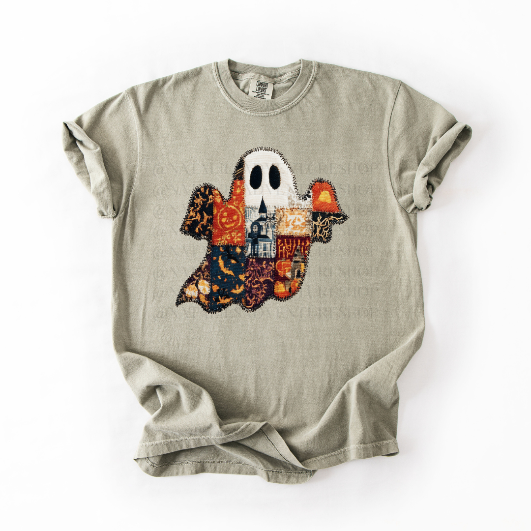 *Pre-Order* Ghost Faux Patch T-Shirt (Comfort Colors)