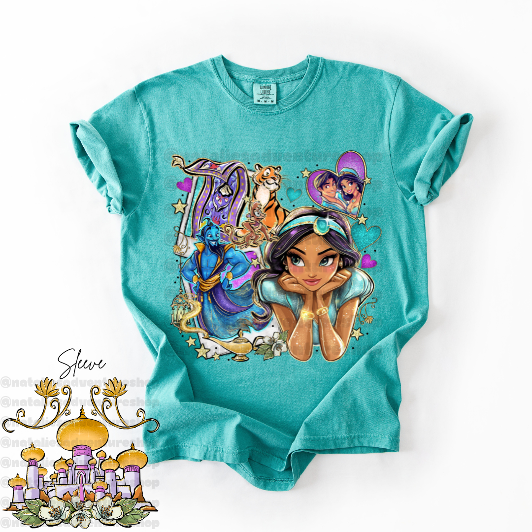 *Pre-Order* Arabian Princess Cartoon T-Shirt (Comfort Colors)