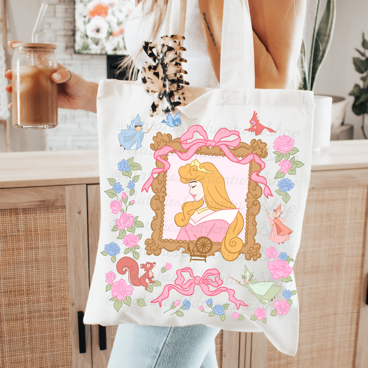 *Pre-Order* Princess Frames Canvas Tote Bags