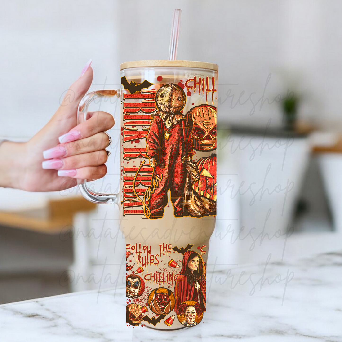 *Pre-Order* Trick 40oz Glass Tumbler