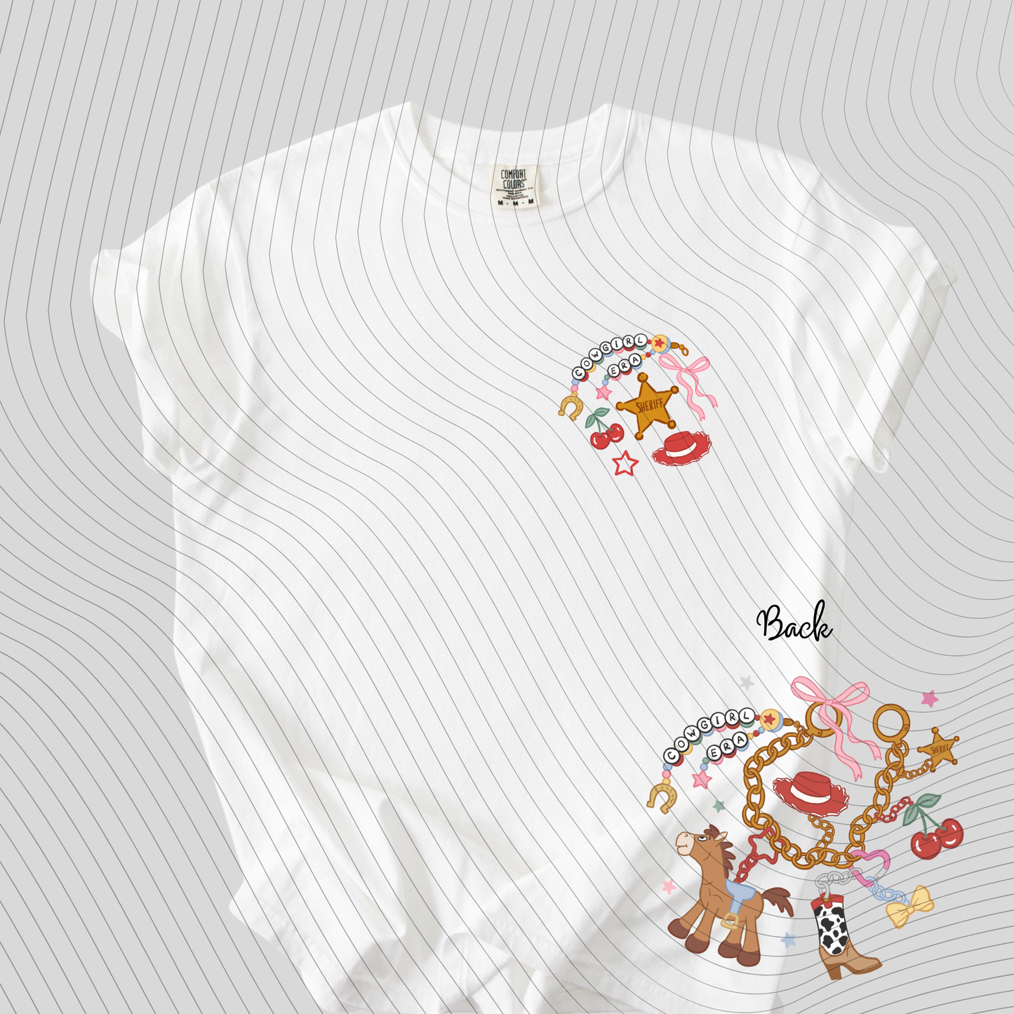 *Pre-Order* Cowgirl Charm Front Back T-Shirt(Comfort Colors)