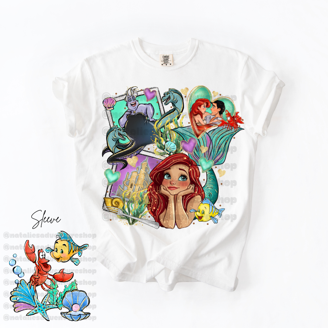 *Pre-Order* Mermaid Cartoon T-Shirt (Comfort Colors)