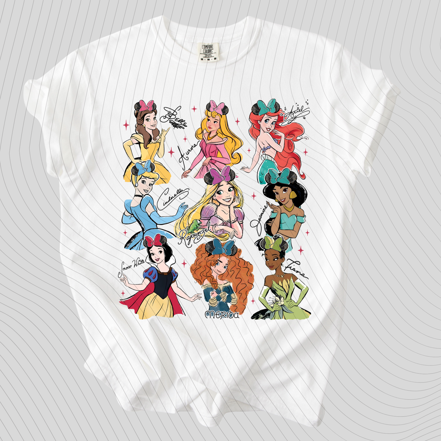*Pre-Order* Princesses T-Shirt(Comfort Colors)
