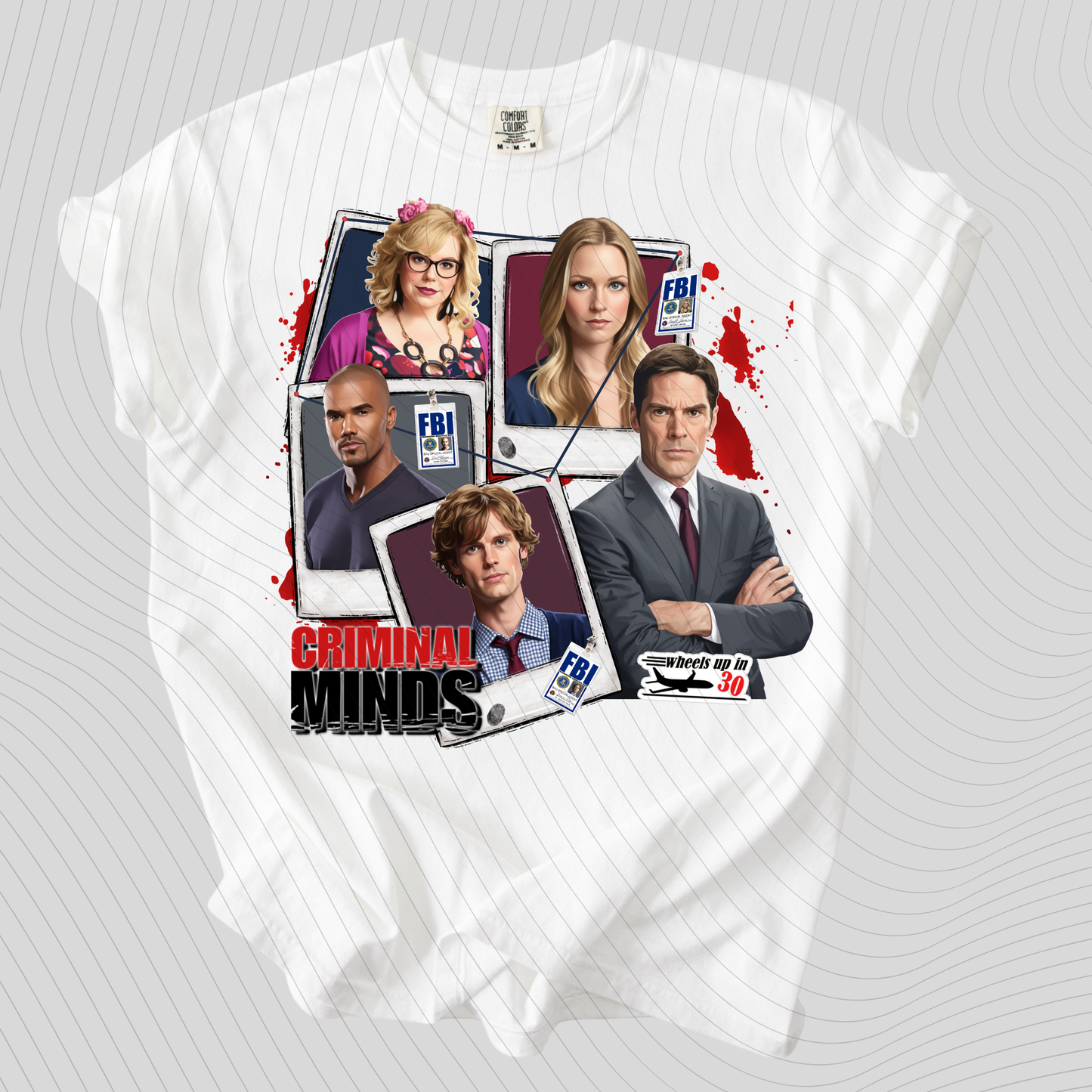 *Pre-Order* Crim. Minds Polaroid T-Shirt (Comfort Colors)