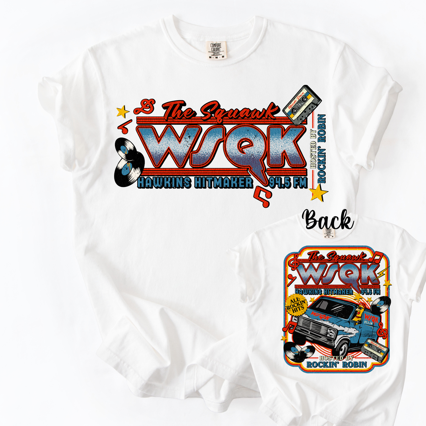 *Pre-Order* SQUAWK Front Back Version T-Shirt(Comfort Colors)